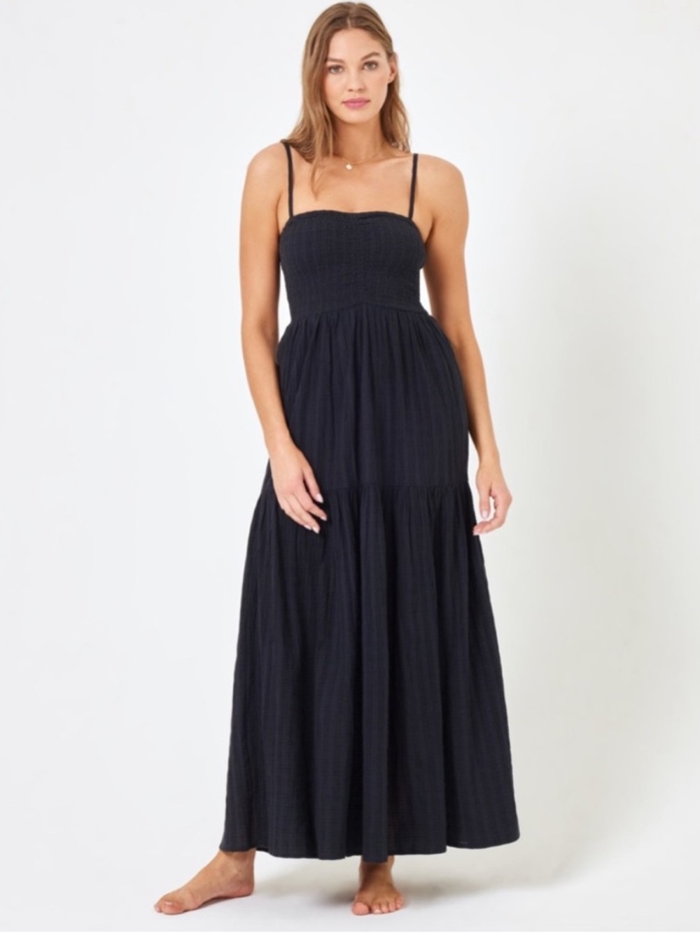 L Space Mallorca Dress Size Small Black